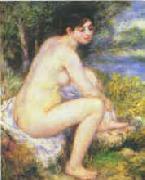 Pierre Renoir  Female Nude in a Landscape oil painting picture wholesale